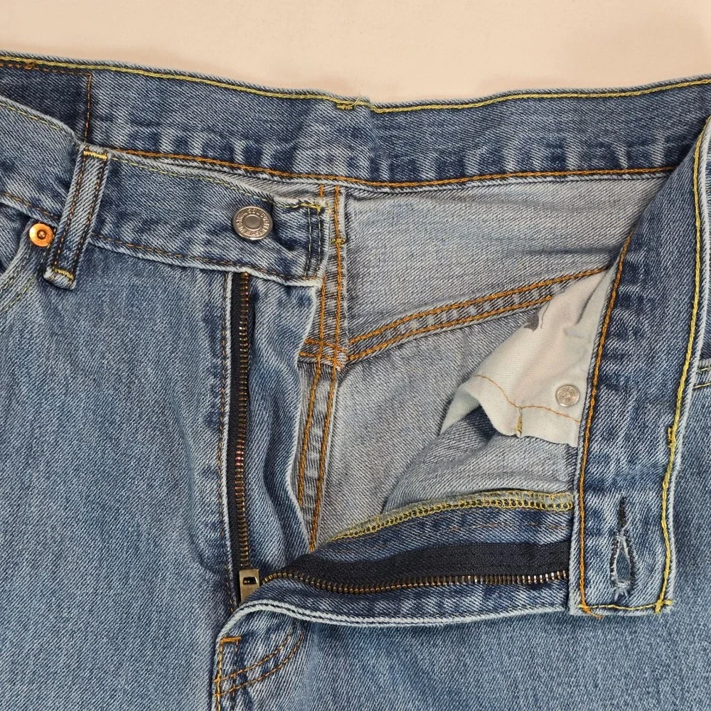 Levis 550 Relaxed Fit‎ Tapered Leg Blue Denim Jeans Mens 33x32 Medium Wash